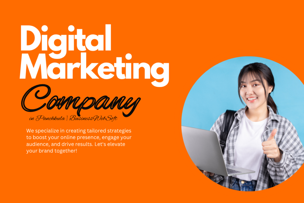 Digital Marketing Company in Panchkula offering SEO, Google Ads, social media marketing, and website development services by Business WebSoft.