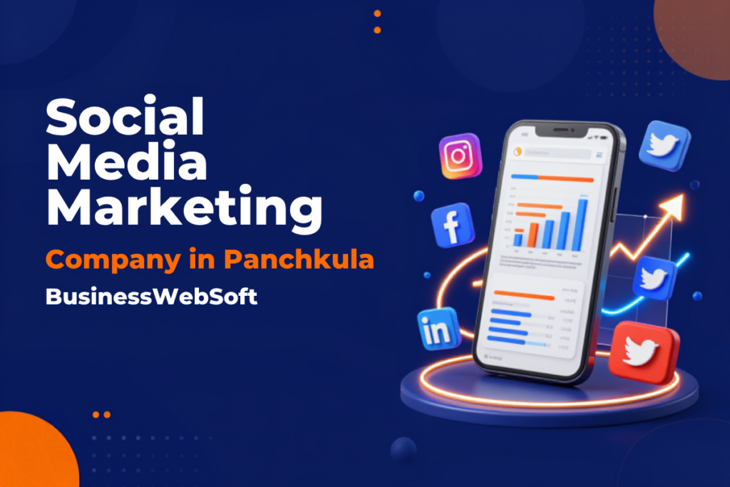 Social Media Marketing Company in Panchkula offering Facebook, Instagram, LinkedIn, and social media marketing services by Business WebSoft.